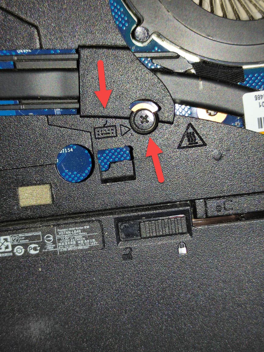 keyboard screws in Acer Aspire